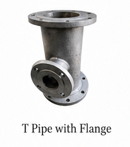 Ductile-Iron- T Pipe With Flange