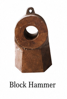 Manganese Steel -Block Hammer